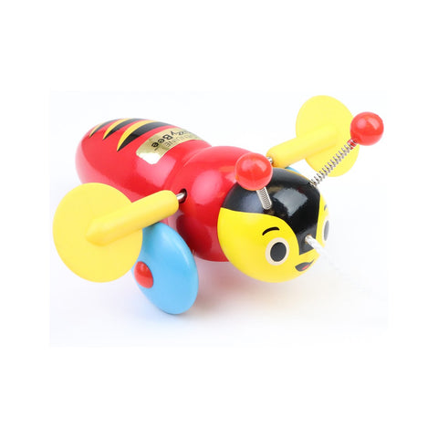 Buzzy Bee Wooden Pull Along Toy