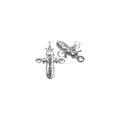 Buzzy Bee Moving Charm (available in silver or gold)